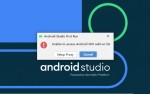 Android Studio unable to access android sdk add-on list